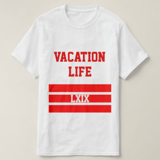 T-shirt Pièce en t des vacances LXIX