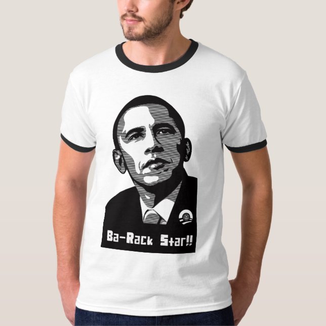 T-shirt Pièce en t d'étoile de Barack (Devant)