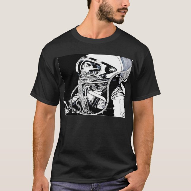 T-shirt Pièce en t d'homme de l'espace (Devant)