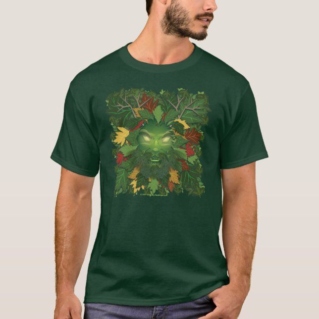 T-shirt Pièce en t d'homme vert (Devant)