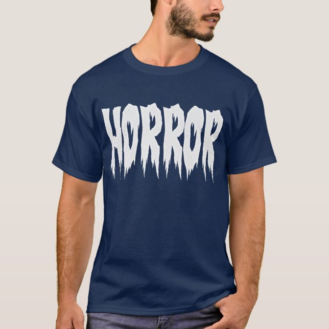 T-shirt Pièce en t d'horreur (Devant)