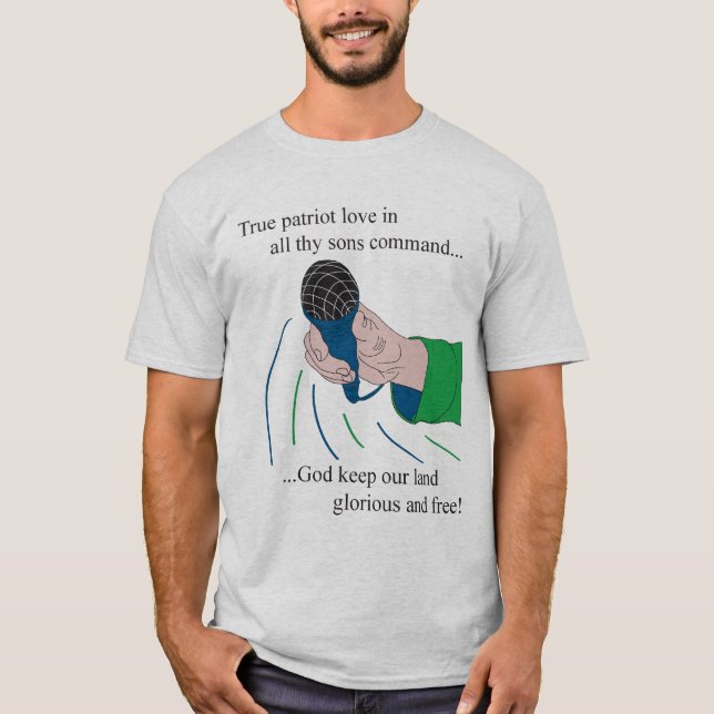 T-shirt Pièce en t d'hymne de Vancouver Canucks (Devant)