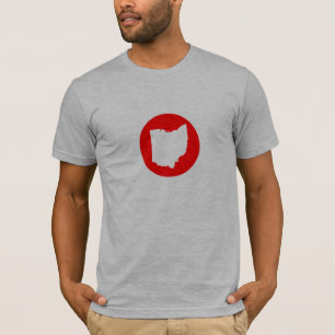 T-shirt Pièce en t d'icône de l'Ohio