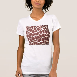 T-shirt Pièce en t d'impression de girafe