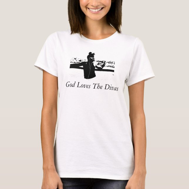 T-shirt Pièce en t divine de diva (Devant)