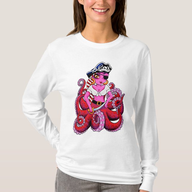 T-shirt Pièce en t d'Octopirate (Devant)