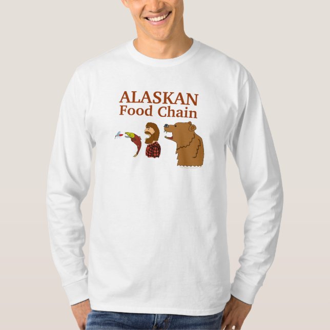 T-shirt Pièce en t drôle d'Alaska de souvenir de l'Alaska (Devant)