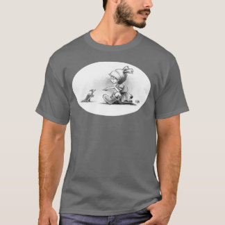 T-shirt Pièce en t du dinosaure du Boo