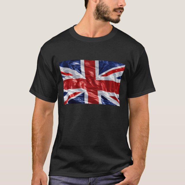 T-shirt Pièce en t du drapeau de l'Angleterre (Devant)
