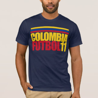 T-shirt Pièce en t du football 11 de la Colombie