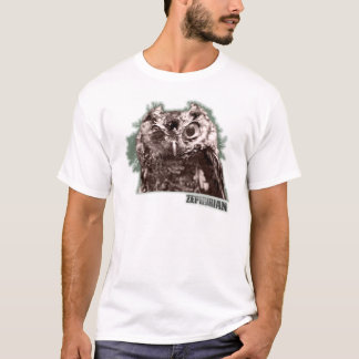 T-shirt Pièce en t du hibou des hommes