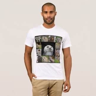 T-shirt Pièce en t du hibou des hommes