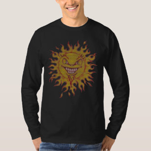 T-SHIRT PIÈCE EN T DU SOLEIL LONG-SLEEVE DE BLAZIN