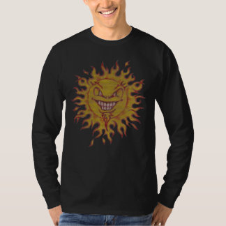 T-SHIRT PIÈCE EN T DU SOLEIL LONG-SLEEVE DE BLAZIN