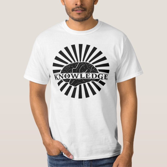 T-shirt Pièce en t "éclatée" de la connaissance (Devant)