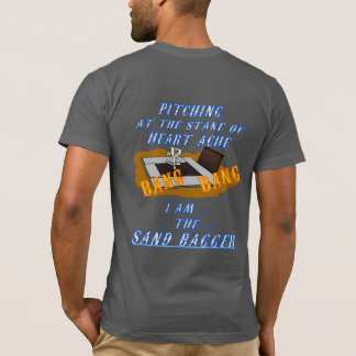 T-shirt Pièce en t en fer à cheval américaine de base de