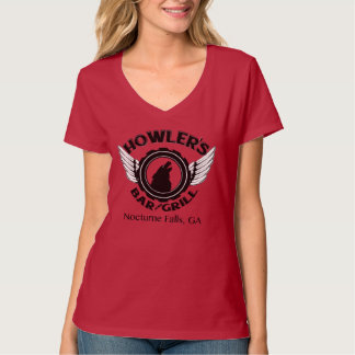 T-shirt Pièce en t en vé de cou de dames