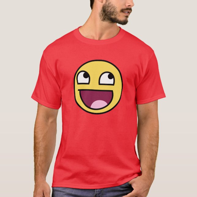 T-shirt Pièce en t épique d'adulte de visage (Devant)