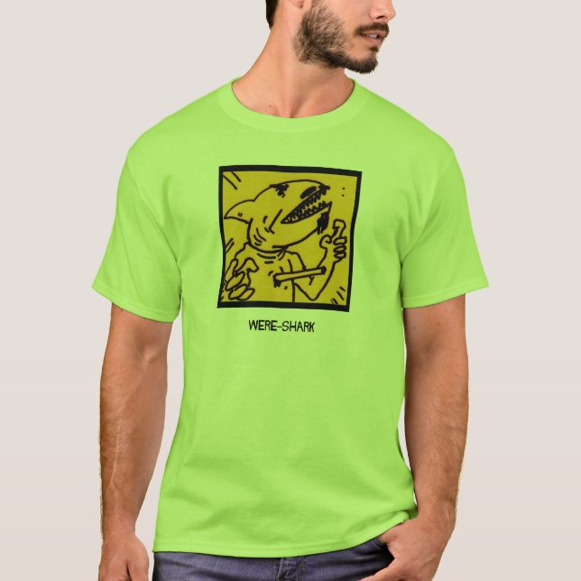T-shirt Pièce en t épique d'Être-Requin de Webcomic (Devant)