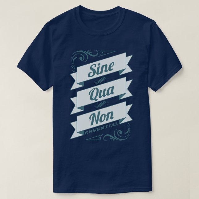 T-shirt Pièce en t essentielle de slogan d'expression (Design devant)