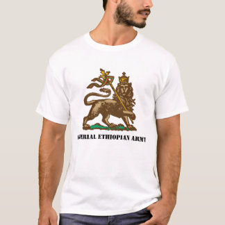 T-shirt Pièce en t éthiopienne impériale d'armée