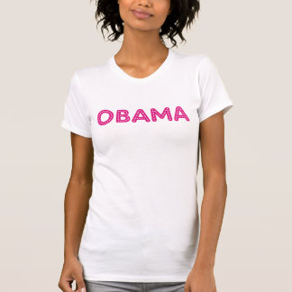 T-shirt Pièce en t étoilée de Bling de lumières d'Obama