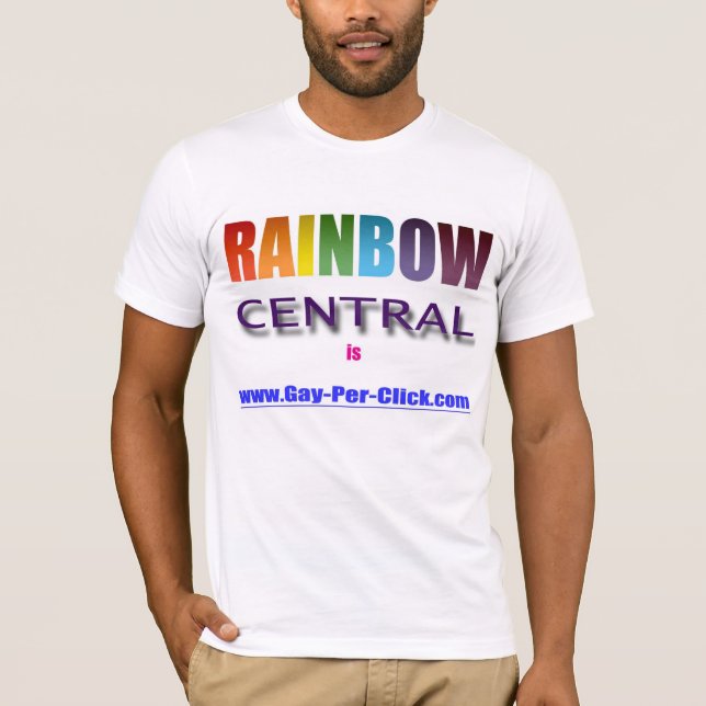 T-shirt Pièce en t faite sur commande centrale de (Devant)