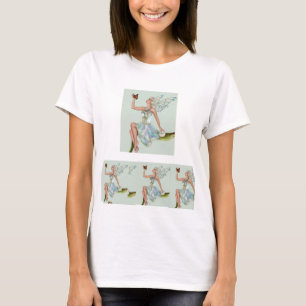 T-shirt Pièce en t féerique carrelée