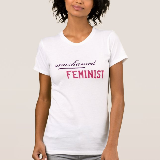 T-shirt Pièce en t FÉMINISTE ÉHONTÉE (Devant)