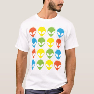 T-shirt pièce en t folle drôle d'abduction étrangère de