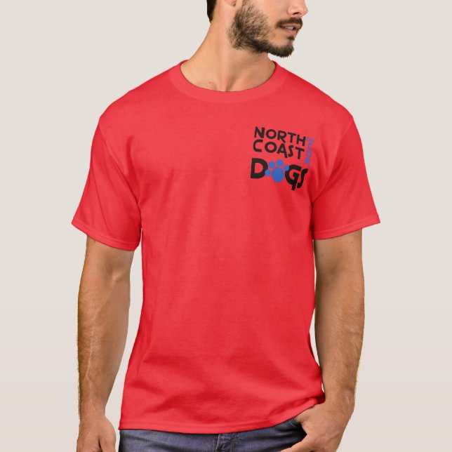 T-shirt Pièce en t foncée de NCD BARF (Devant)