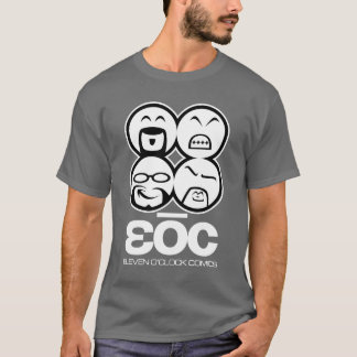 T-shirt Pièce en t foncée d'EOC [visages]