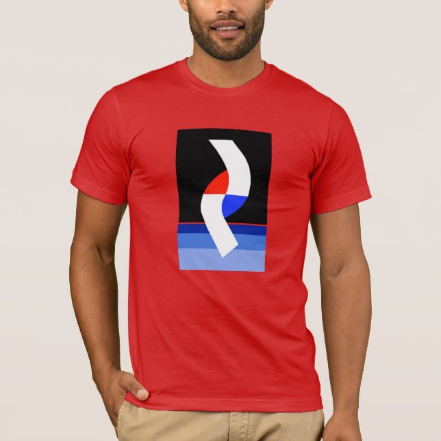 T-shirt Pièce en t graphique abstraite (Devant)