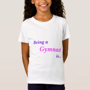 T-Shirt pièce en t gymnastique inspirée