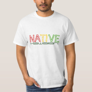 T-shirt Pièce en t hawaïenne indigène de valeur