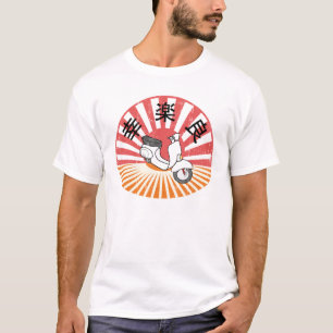 T-shirt Pièce en t heureuse de mélange de vélo d'amusem