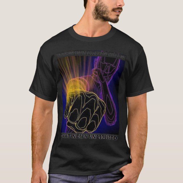 T-shirt Pièce en t illimitée de nouvelles de combat de (Devant)