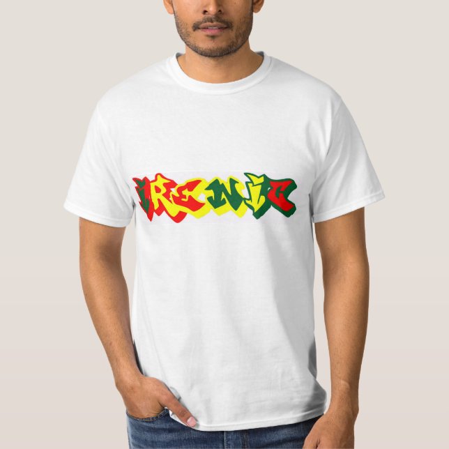 T-shirt Pièce en t irénique de Rasta (Devant)
