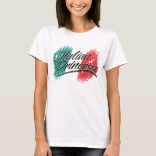 T-shirt Pièce en t italienne de princesse