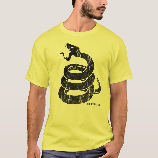 T-shirt Pièce en t jaune de FMP Gadsden (Devant)