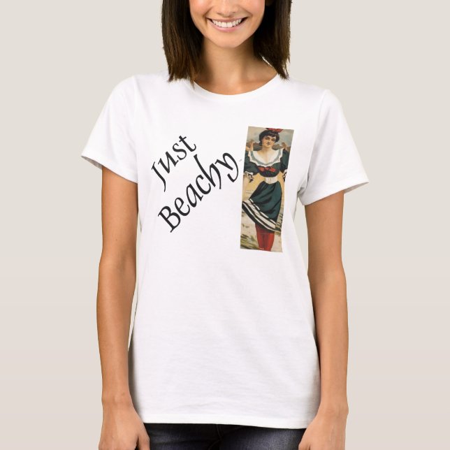 T-shirt PIÈCE EN T juste pour la plage (Devant)