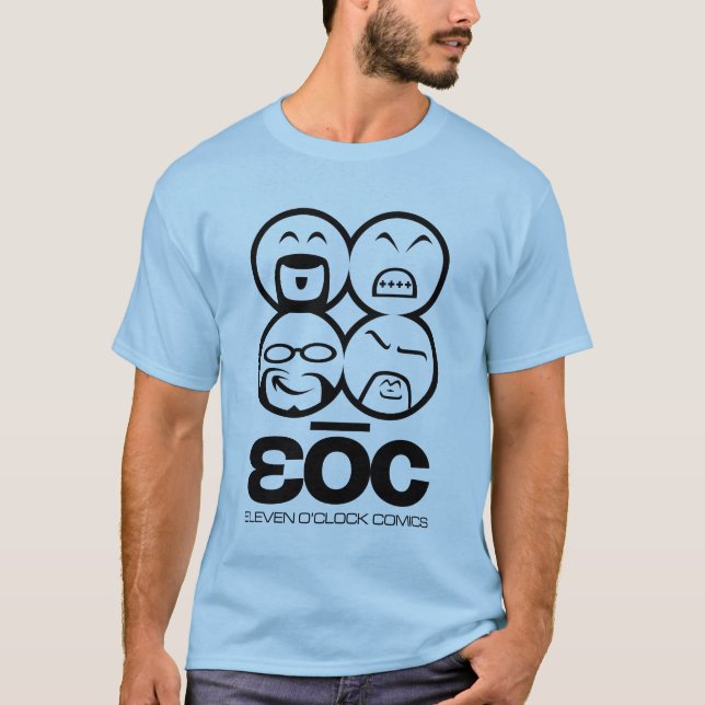T-shirt Pièce en t légère d'EOC [visages] (Devant)