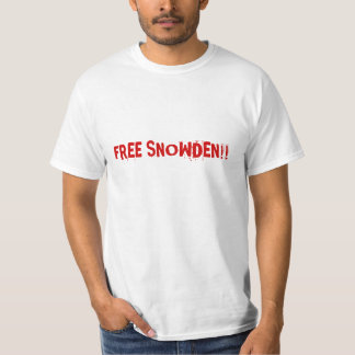 T-shirt Pièce en t libre de Snowden