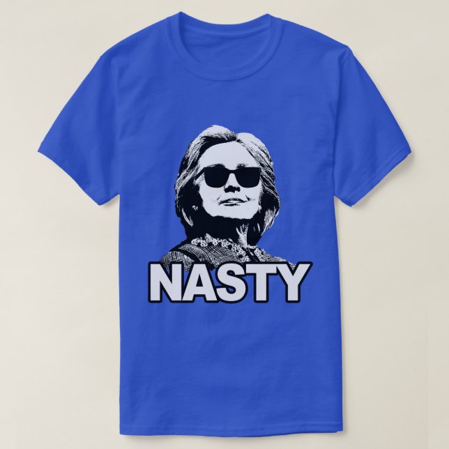 T-shirt Pièce en t "méchante" de Hillary Clinton (Design devant)