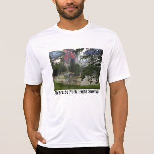 T-shirt Pièce en t micro de fibre de survivant de parc de