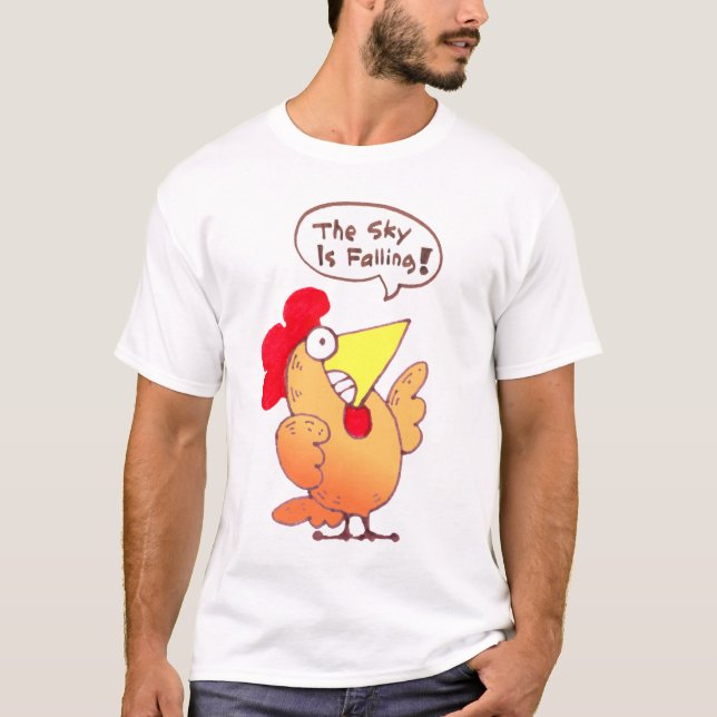 T-shirt Pièce en t mignonne de bande dessinée de poulet de (Devant)