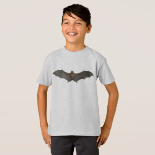 T-shirt Pièce en t Noir-À oreilles de batte de Fox pour