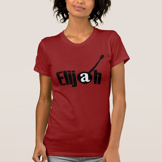 T-shirt Pièce en t noire de fille de logo (Devant)
