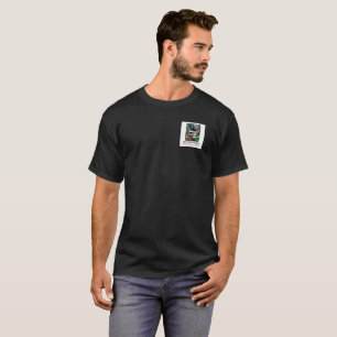 T-shirt Pièce en t noire de gala