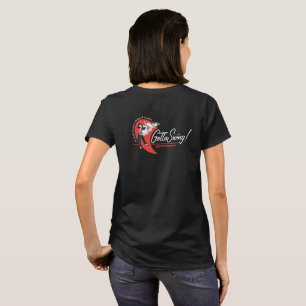 T-shirt Pièce en t noire de Gottaswing de la femme